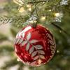 6pcs/set WillowLeaf Design Ball Ornaments Hanging Ball Decoration  Christmas Party