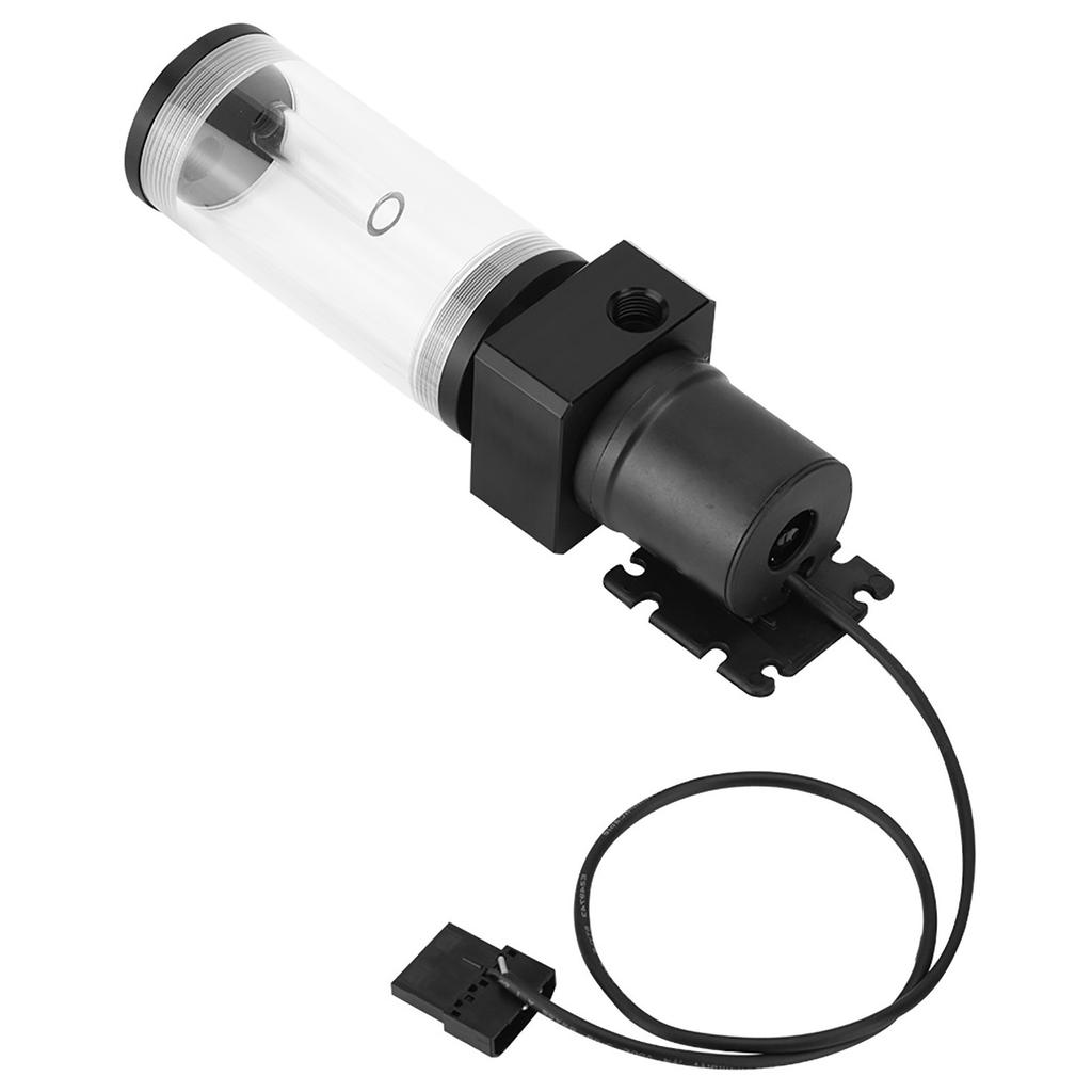 Акриловый компьютерный резервуар для водяного охлаждения DIY цилиндрический 19 Вт помпа G1 4