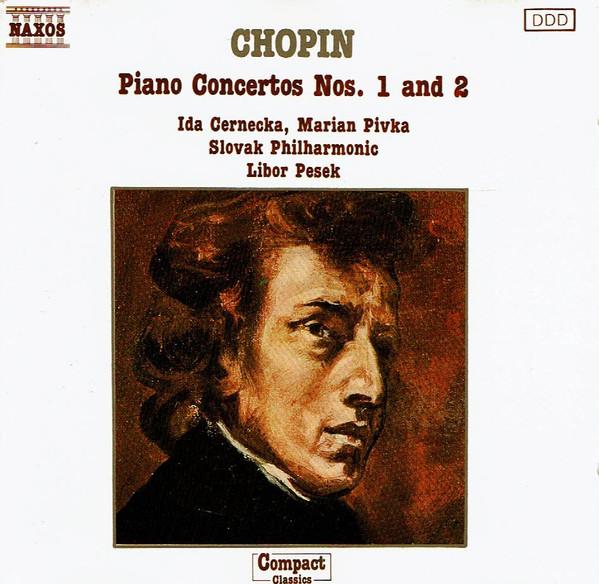 CD FRÉDÉRIC CHOPIN - Piano Concertos Nº 1 Y 2 8550019 Pacific Music C 1987 Japan ObiClassical Used