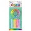 Alpen Birthday Candles with Holders (24pk) (Spiral)