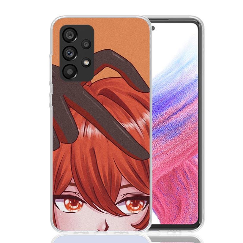 Genshin Love Walnut Phone Case For Samsung Galaxy A13 A14 A15 A16 A17 A53 A54 A55 A56 A33 A34 A35 A36 A23 A24 A25 A26 A05S A04S