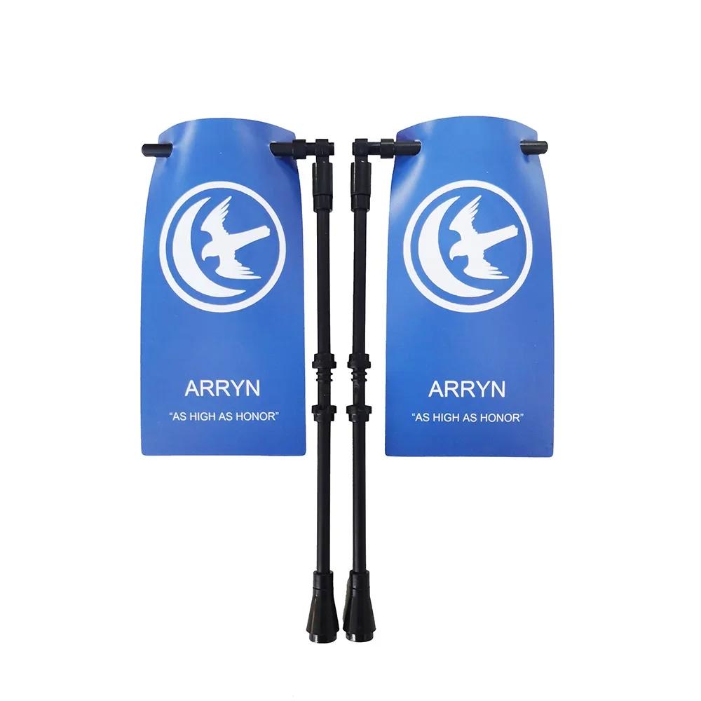 Флаг Строительный блок Средневековые города-государства Военная фигурка Флаг Оружие Древний Священная Римская империя Иерусалим Рыцарь Святого Лазаря Легион Игрушка