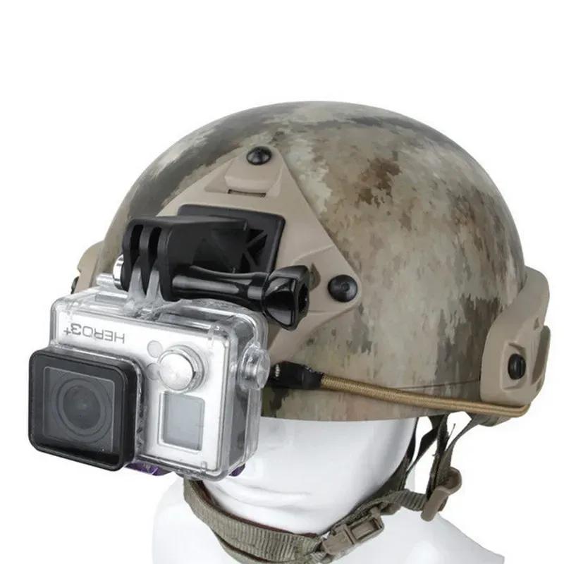 Tactical Helmet Adapter Stand Front Action Camera Fixed Install Mount for Gopro Hero Military Airsoft Helmet Accessories