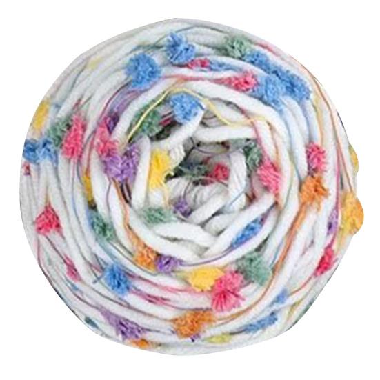 Пряжа для вязания крючком Мягкая удобная многоцелевая вязальная крючком разноцветная меховая нить для домашнего использования