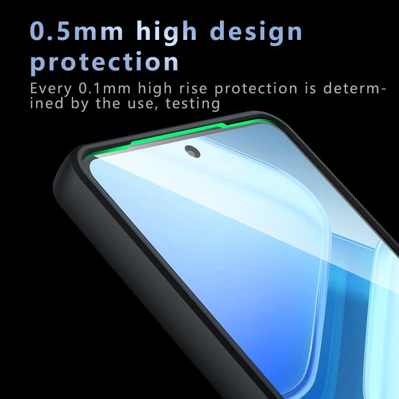 Для чехла Vivo IQOO Z9 Turbo Чехол для Vivo IQOO Z9 Turbo Роскошный Матовый ПК + ТПУ Ударопрочный Силиконовый Чехол для Задней Панели Телефона Vivo IQOO Z9 Turbo