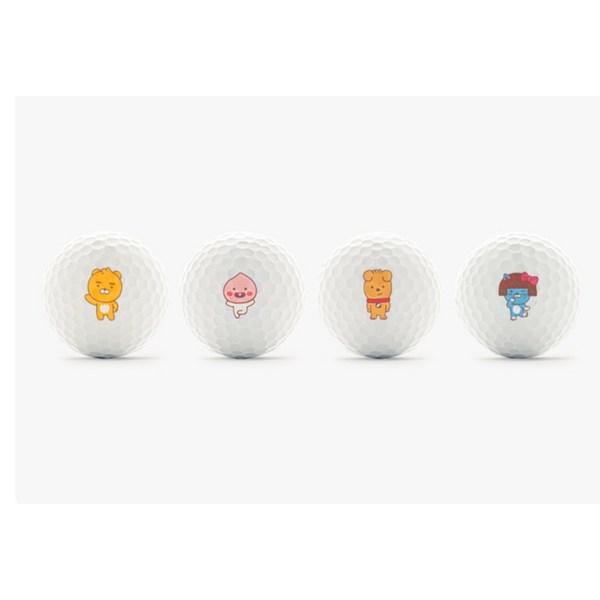 Kakao Friends Golf R3 Friends Edition, 3 предмета, 12 шт., белый, 12 предметов, 1 комплект, лучший персонаж Кореи
