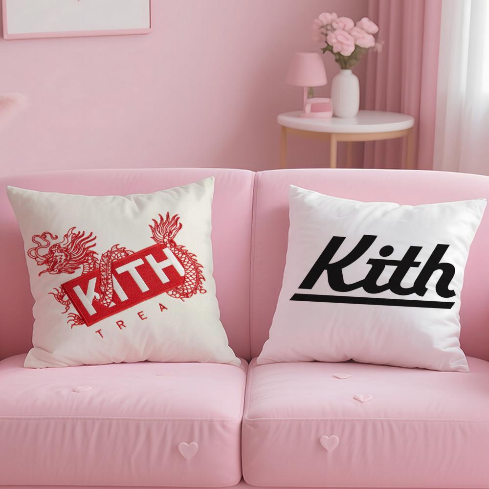 Классический логотип K-KITH Наволочка Удобная Двусторонняя Наволочка Идеально для Автомобиля Дивана Спальни и Не Только