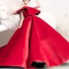 Luxury Lace Wedding Dresses Red Party Clothes  For 30cm Supermodel Doll/for 1/6 BJD Dolls