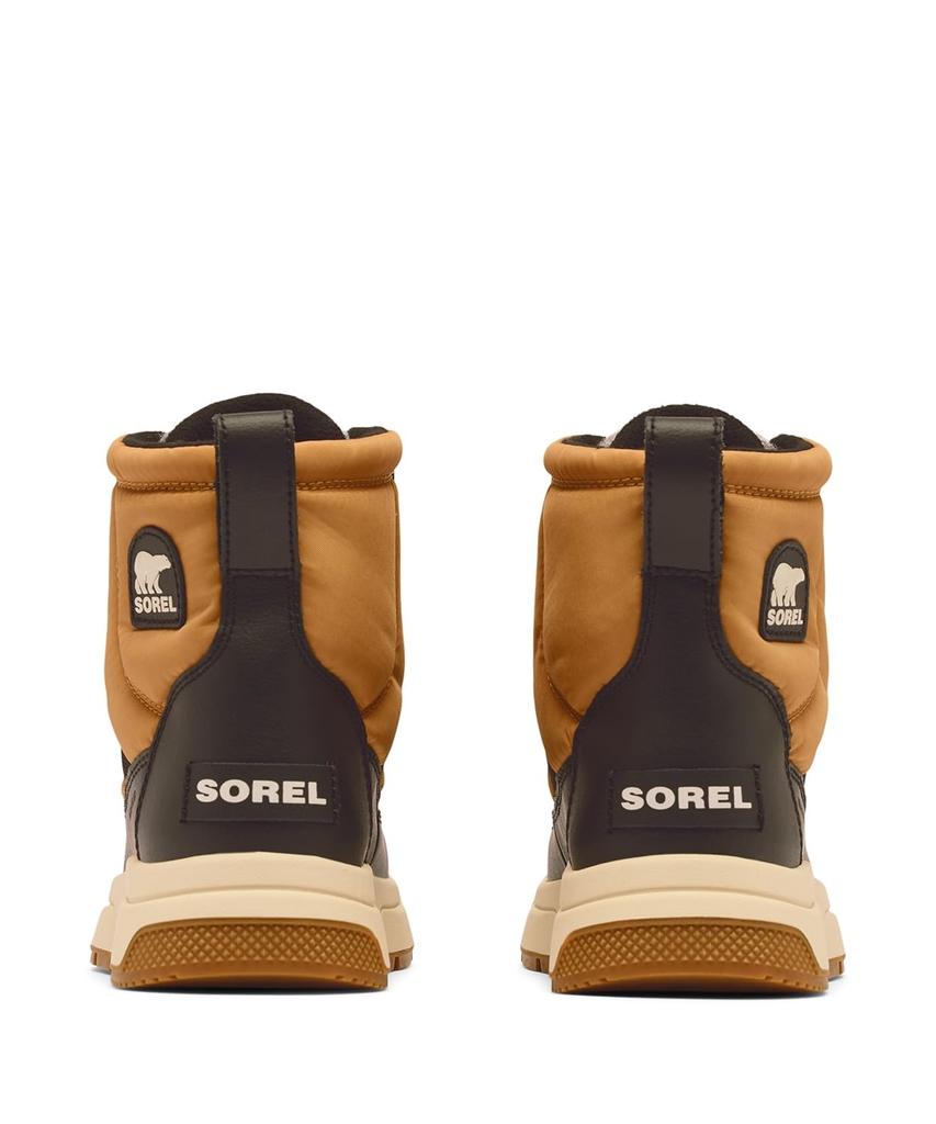Водонепроницаемые ботинки Sorel Kids' Whitney 3 Mid, размер 24.0см, рыжевато-коричневый, черный