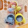 Backpack Cat Luminous Keychain Toys Cartoon Bag Decorations Kids Cute Gifts