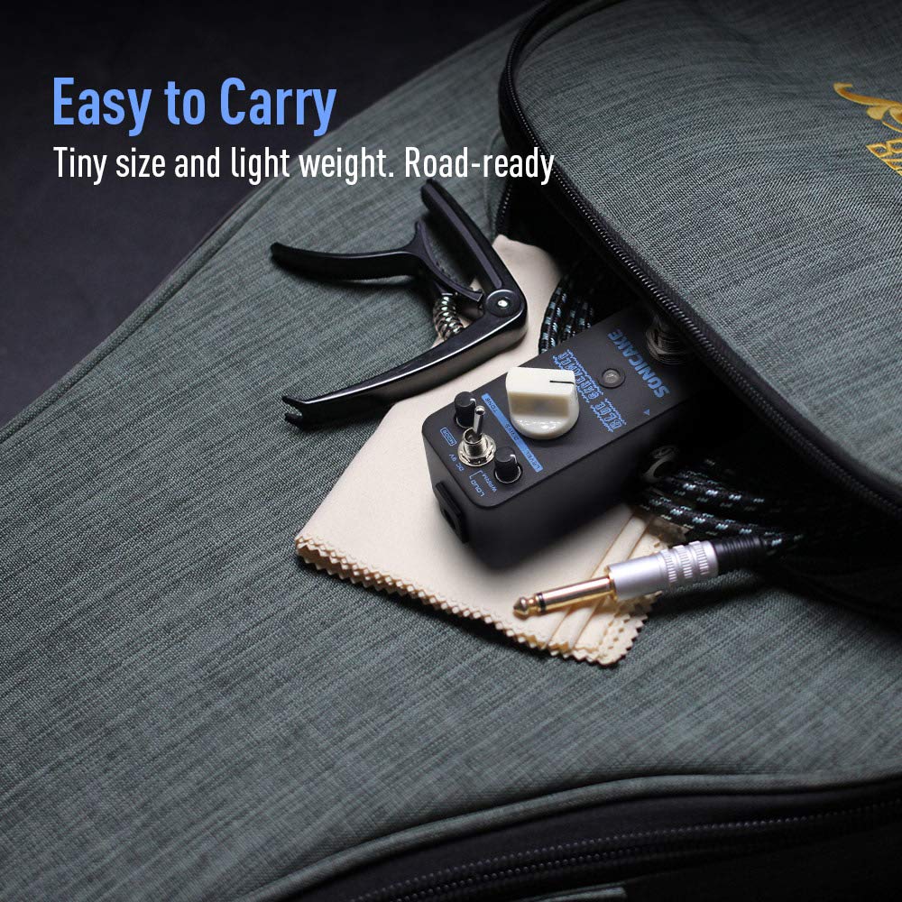 Sonicake Blue Screamer Blues Аналоговый Овердрайв Эффект для Гитары (Педаль Dumble)