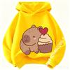 2026 Funny Stylish Capybara Fashion Design Sweatshirt Children's Hoody for Boys Girls Autumn Winter Casual Hoodies