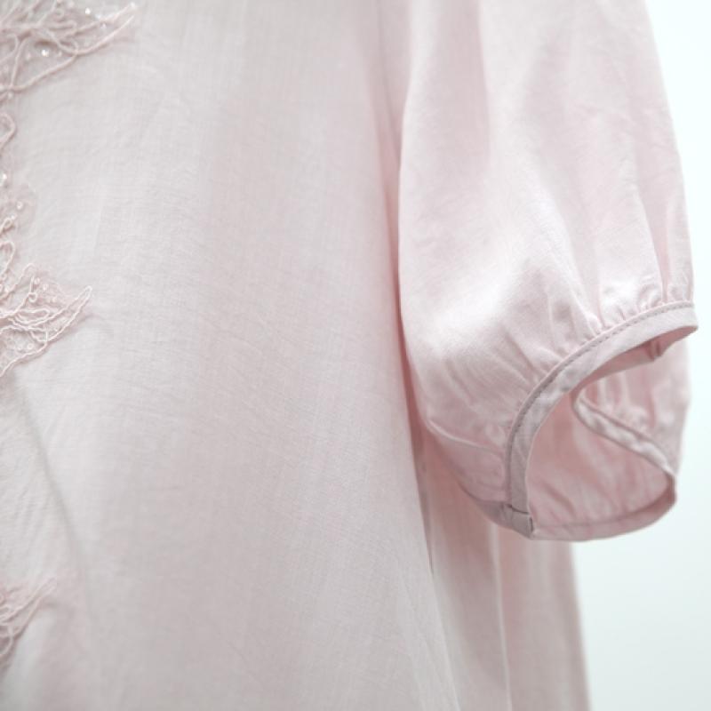 Shiz Madam Half Sleeve Lace DeTail T shirT T57518