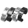 Classic Stainless Steel Watchband for TIMEX T2N720 T2N721 TW2R55500 T2N721 Series Watch Strap 24*16mm Men's Watch Strap Bracelet + Tools