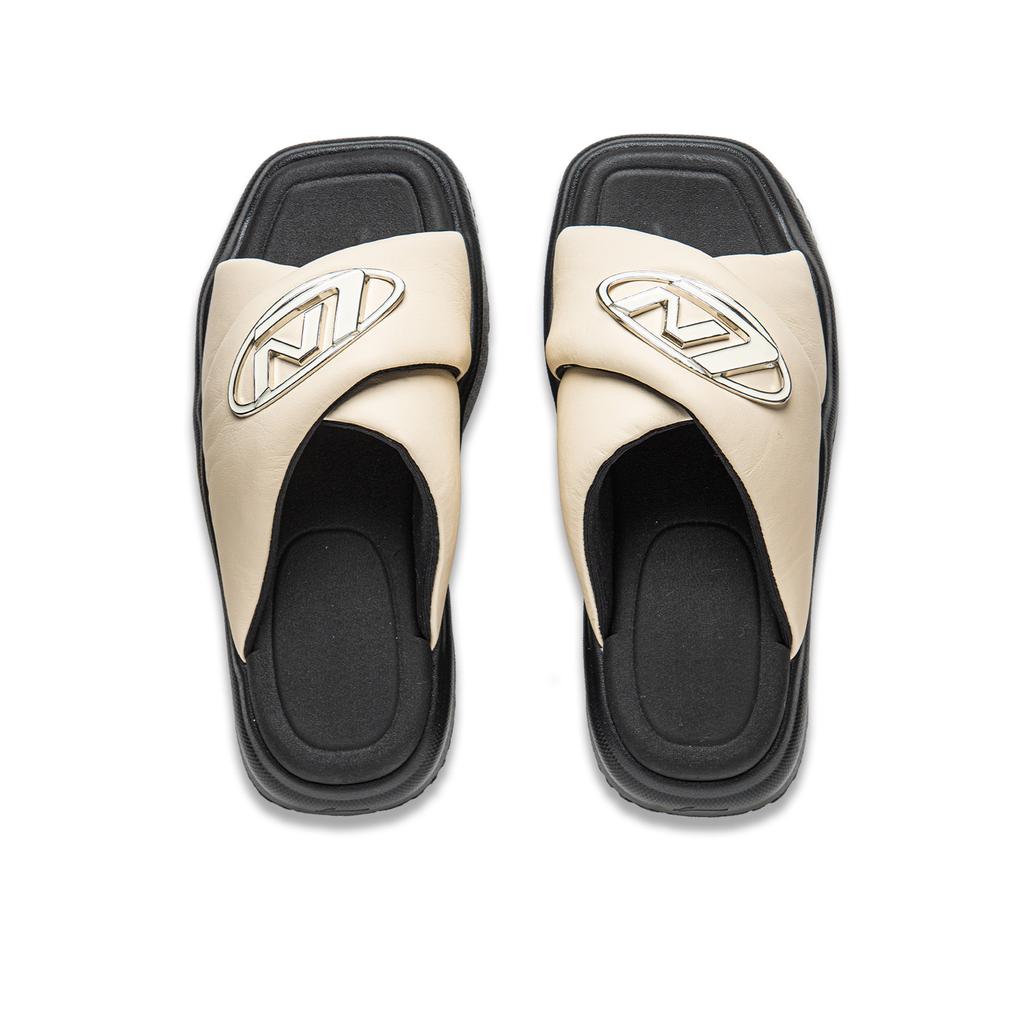 Li Ning Bred Slipper Trendy Slide Sandals Women Footwear Yellow AGAU006-5