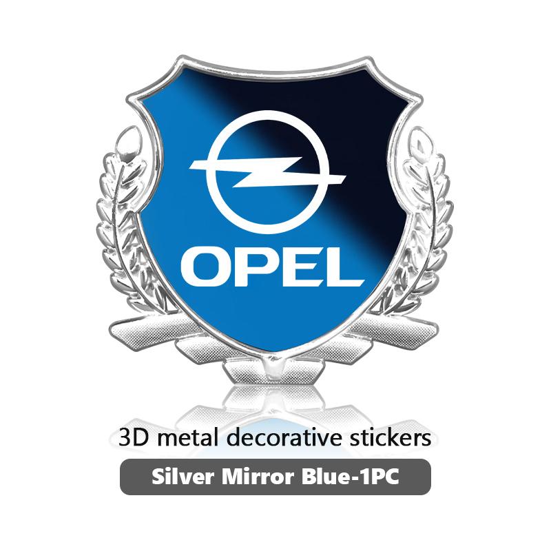 AAAYR1 Car Emblem 3D Alloy Badge Sticker Auto Window Decoration Decal Accessories For Opel Insignia Astra G J F K Vectra C H Corsa C B