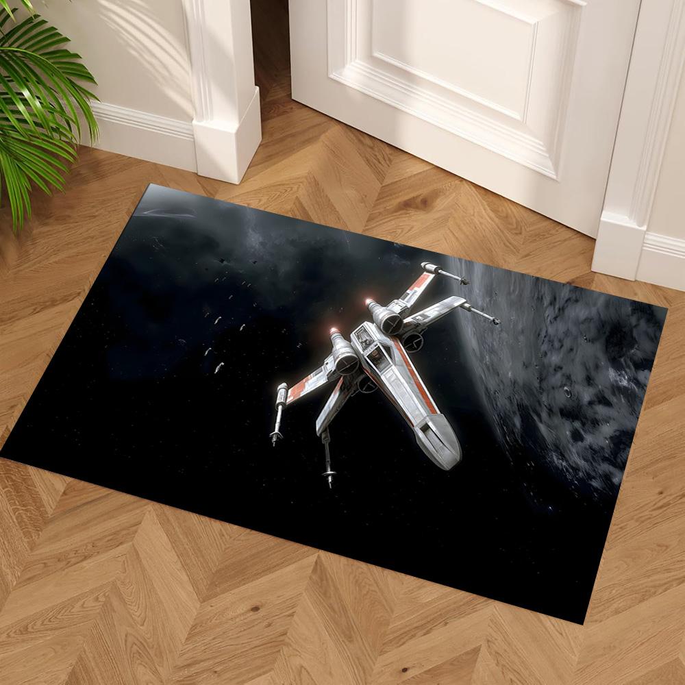 Star Wars Area Rug Design for Kitchen Entryway Hallway Dining Room Anti-slip Rug Anime Office Decor Perfect Gift for Women Men