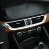 Для Alfa Romeo Giulia Stelvio 2017 2018 ABS углеродное волокно салон автомобиля центральная консоль кондиционер вентиляционная рамка отделка