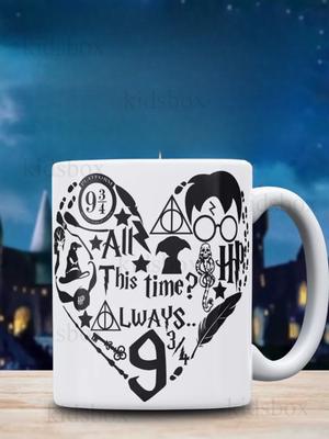 Кружка Гарри Поттер с принтом керамическая чашка Harry Potter Хогвартс 330 мл