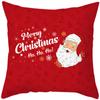 Чехол на рождественскую подушку для дивана, спальни, новогоднего домашнего декора, веселого праздничного подарка, 45x45 см