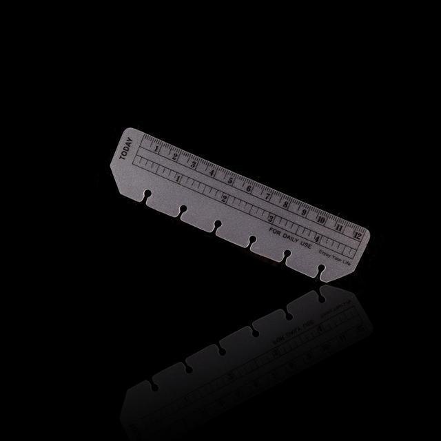 Закладка и линейка для рисования A5/A6/A7, Уплотненный 60-й шелк, Блокнот на кольцах для DIY с шестью отверстиями, Стандартные 6 отверстий