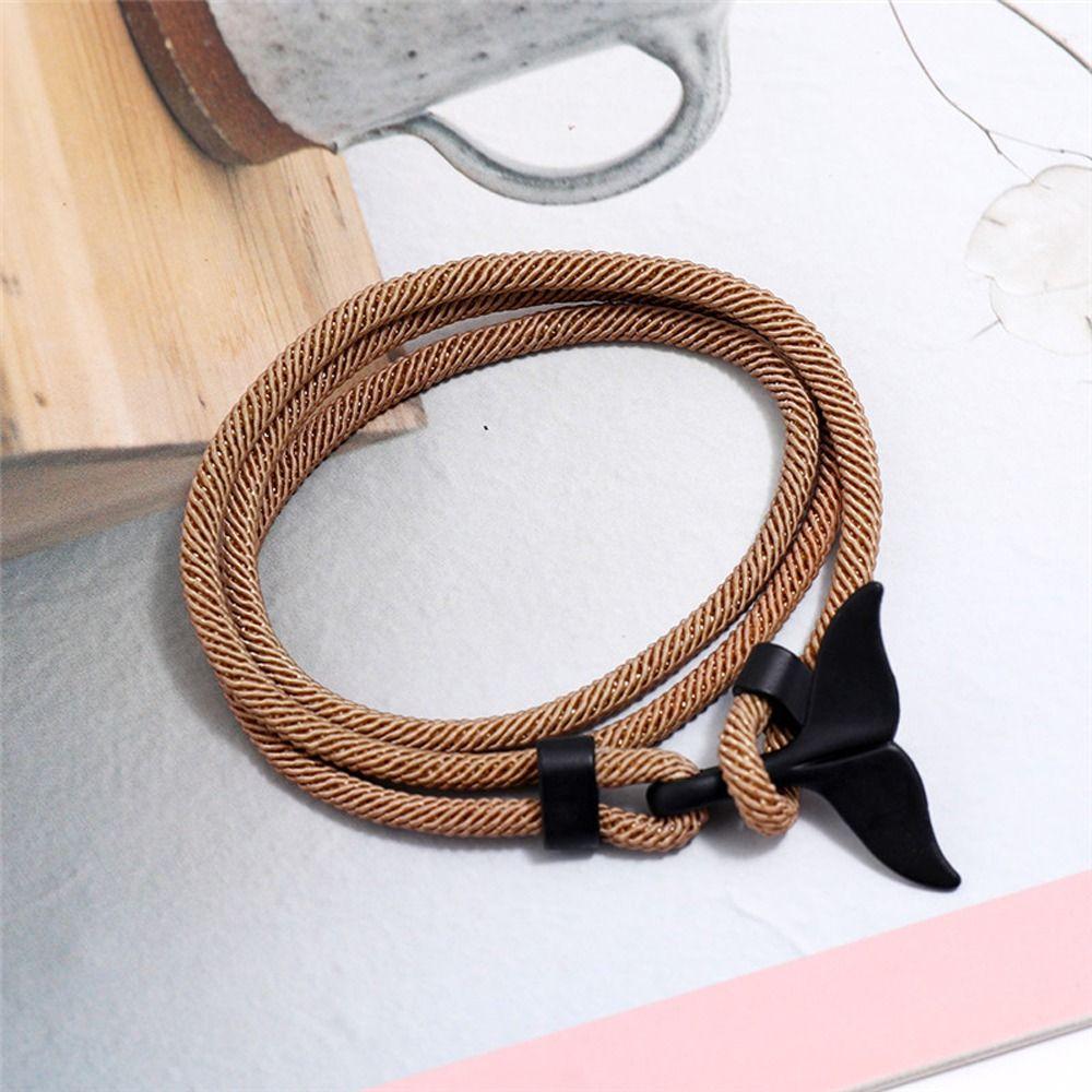 Couple Niche Design Braided Rope Bracelet Men Bracelet Fashion Jewelry Korean Style Hand Strap