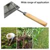 Ручная закаленная полая мотыга с эргономичной ручкой, нержавеющая, легкая прополка, рыхление почвы, садовые принадлежности, ямы на ферме