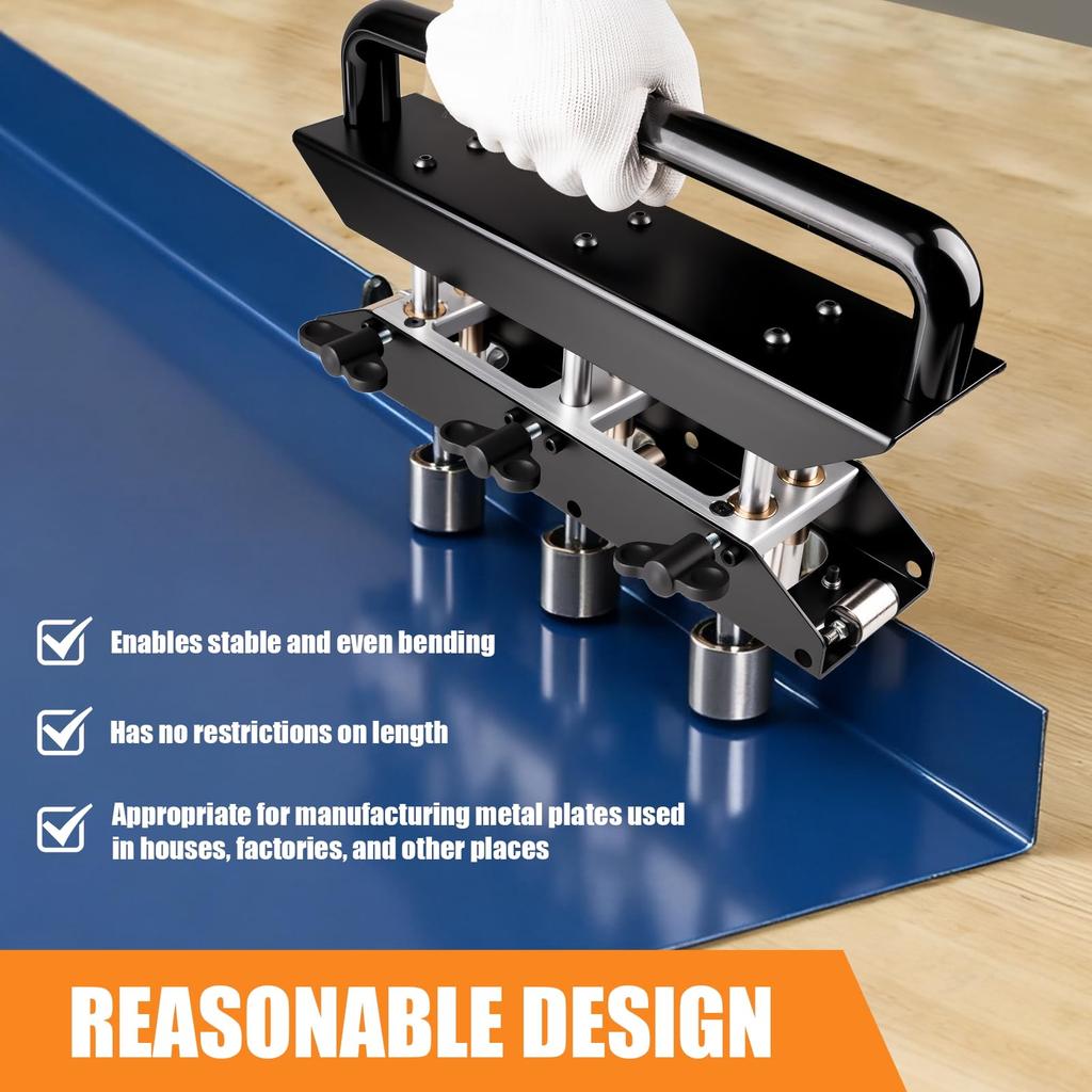 3-х роликовый гибочный станок для кромки кровельный Для угла 0-90 градусов 13-130 мм Гибка листового металла Гибочный инструмент Ролик из быстрорежущей стали