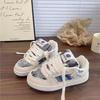 Дизайнерские туфли-макеты для детей ins tide 2025 весна-лето новые универсальные повседневные белые туфли для мужчин