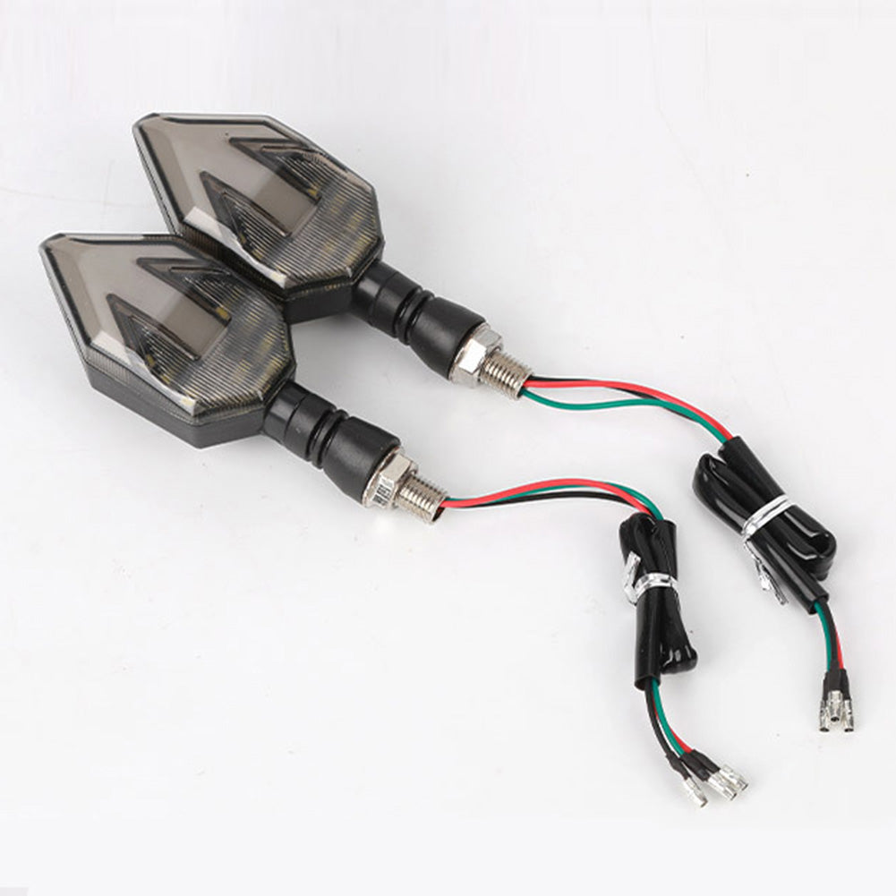 Светодиодный указатель поворота для мотоцикла, двухцветный указатель поворота со стрелкой, указатель направления поворота, аксессуары для указателей поворота для мотоцикла
