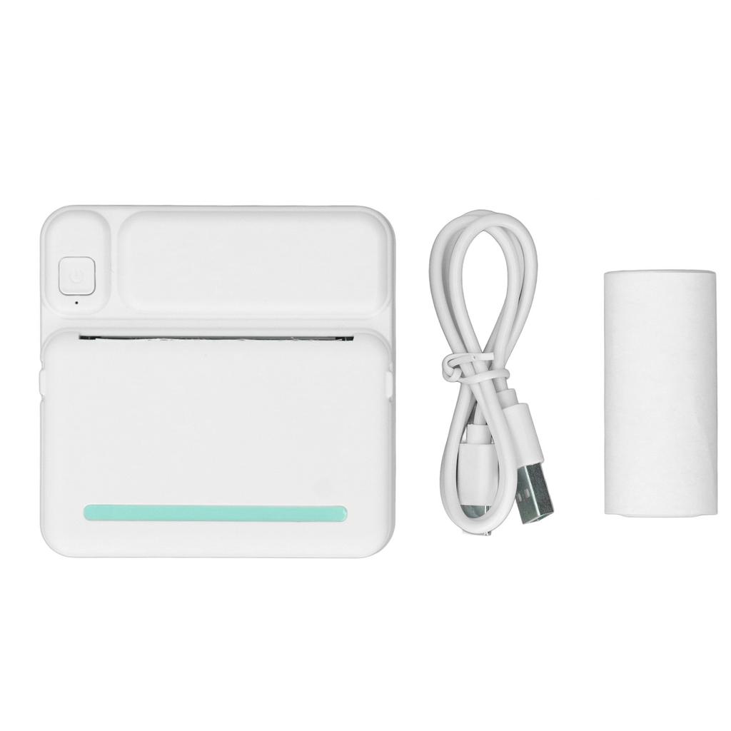 Mini Thermal Printer HD Print 200dpi Resolution Inkless Rechargeable Portable Pocket Printer