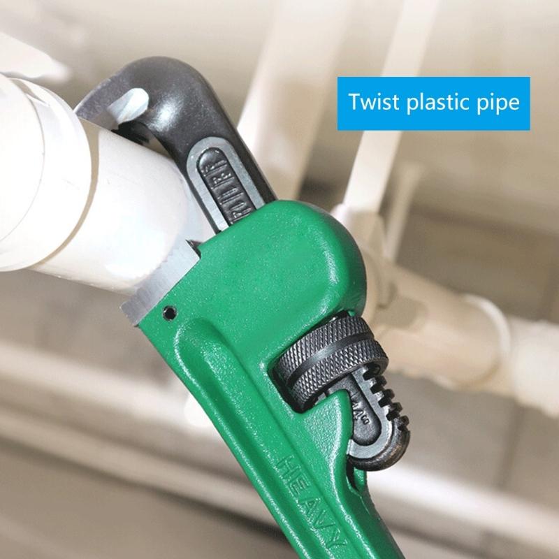 Large Opening Spanner 8/14inch Steel Professional for Industrial Application Home Repair Pipes Vise Building Wrench