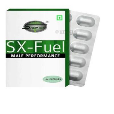 Капсулы Sabates SX Fuel для мужской производительности 10 капсул