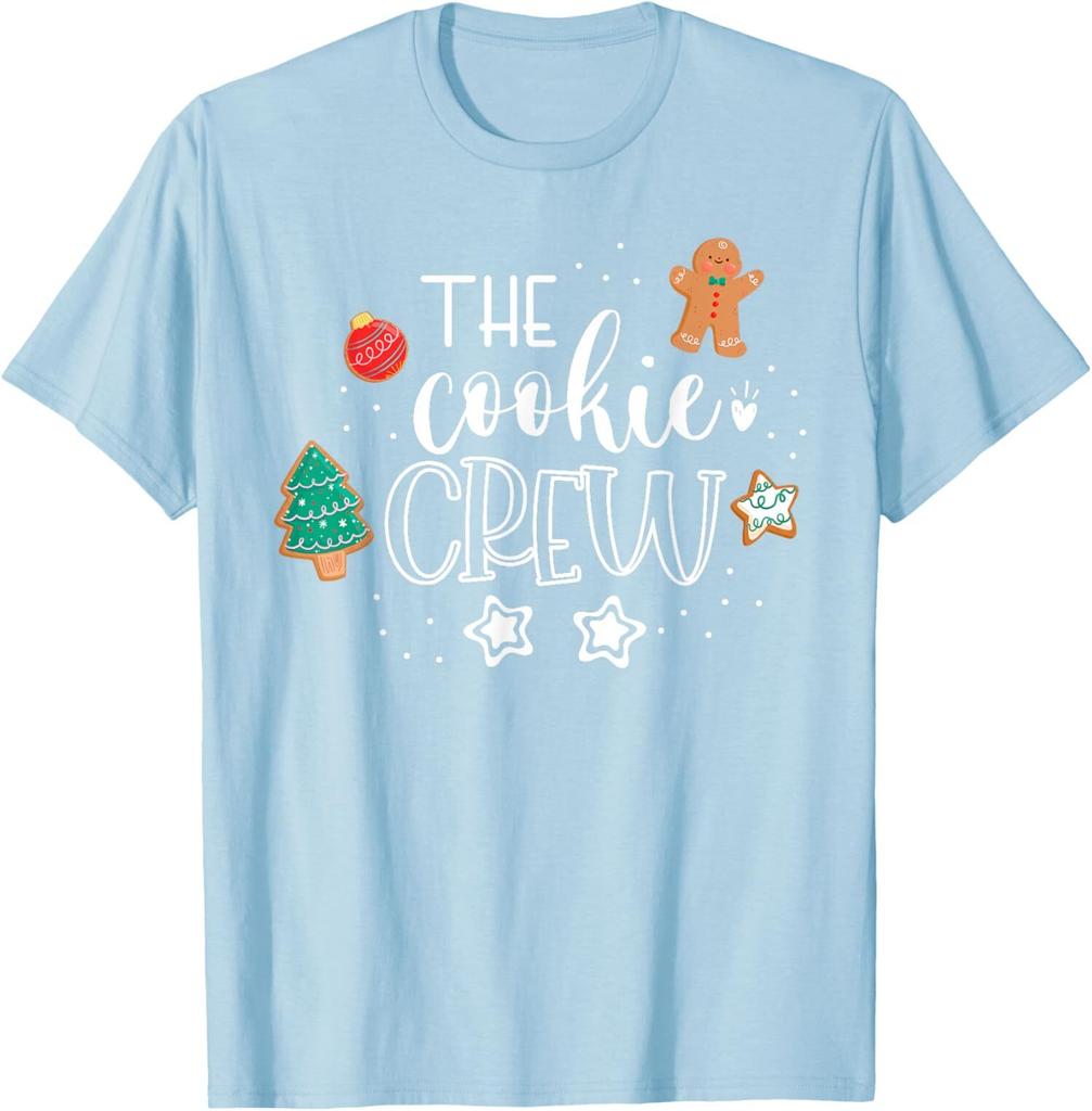The Cookie Crew Christmas Baking Cookie Lover Xmas Unisex T-Shirt