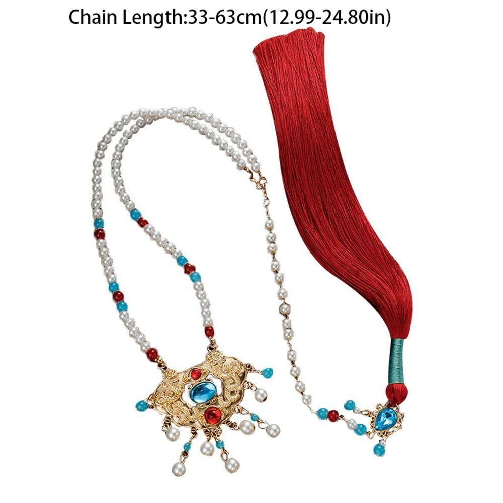 Tang Ming Song Dynasty Hanfu Ruyi Pendant Chinese Style Chinese Necklace Women