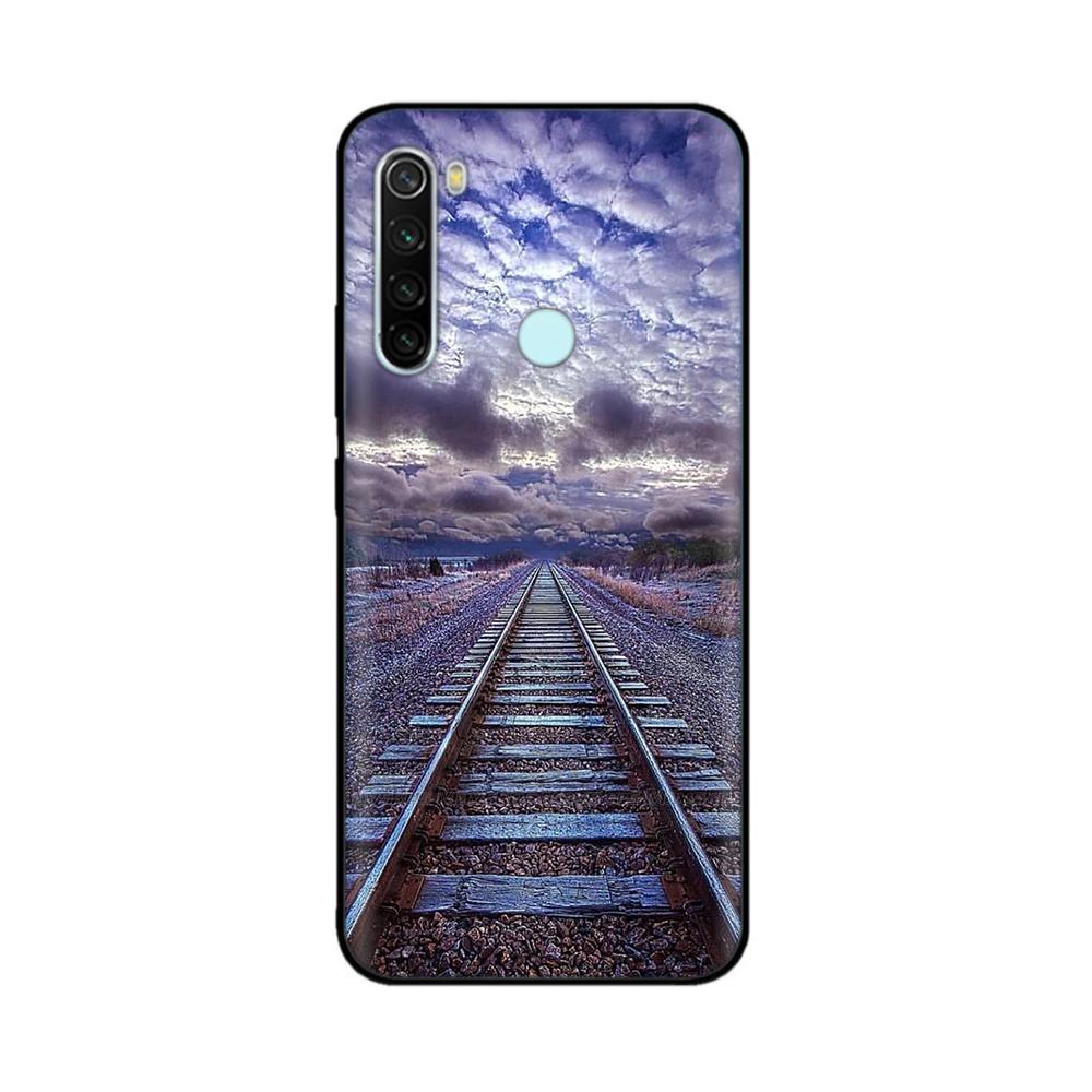 Для Xiaomi Redmi Note 8T Чехол с узором Полная защита Мягкий жидкий силикон Мультяшный чехол для Redmi Note 8T Note8T Оболочка Fundas