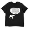 A GoodThoughtsElephant №3 из серии Футболка индивидуальные футболки заготовки летняя рубашка мужские высокие футболки