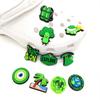 10Pcs Fresh Green Series PVC Shoe Charms for Shoe Decoration
