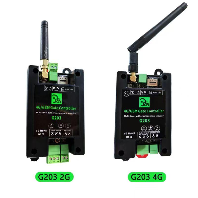 GSM Открыватель Ворот 2G/4G Дистанционное Управление для Ворот Дверей Гаражей Промышленный ABS Корпус DC9-36V 1A 5