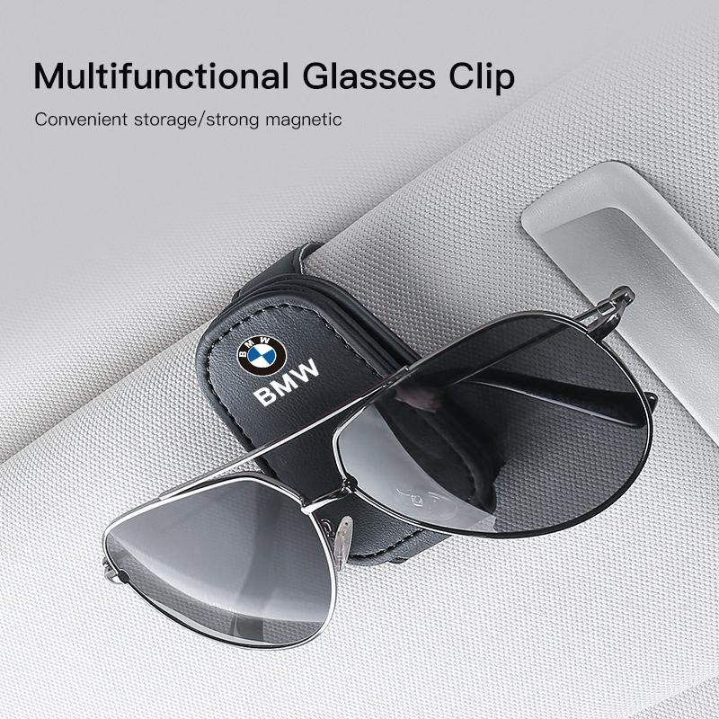 Car Interior Sunshade Card Ticket Storage Glasses Clip Accessories Tool For BMW Performance E46 E90 E60 F20 X1 F10 F30 X3 E70 NM9