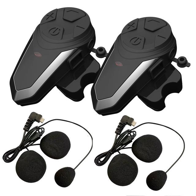 BT-S3NS Motorcycle Helmet Intercom Moto Helmet BT5.0 Headset Waterproof Intercomunicador BT Interphone FM