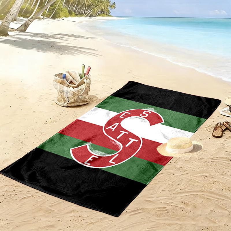Seattle Metropolitans Print Beach Towel, Large Soft Quick Dry Towel for Beach Camping Swimming