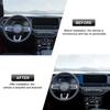 2x Dash Cover Navigation GPS Screen Frame Panel Trim For Jeep Wrangler JL JT 24+