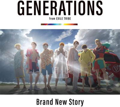 CD GENERATIONS FROM EXILE TRIBE - Brand New Story(CD+DVD) RZCD86899B Япония ОбиЯпонская Поп/Рок Б/У