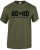 Adhd highway to hey look a squirrel tshirt mens funny adhd  adsr tee top