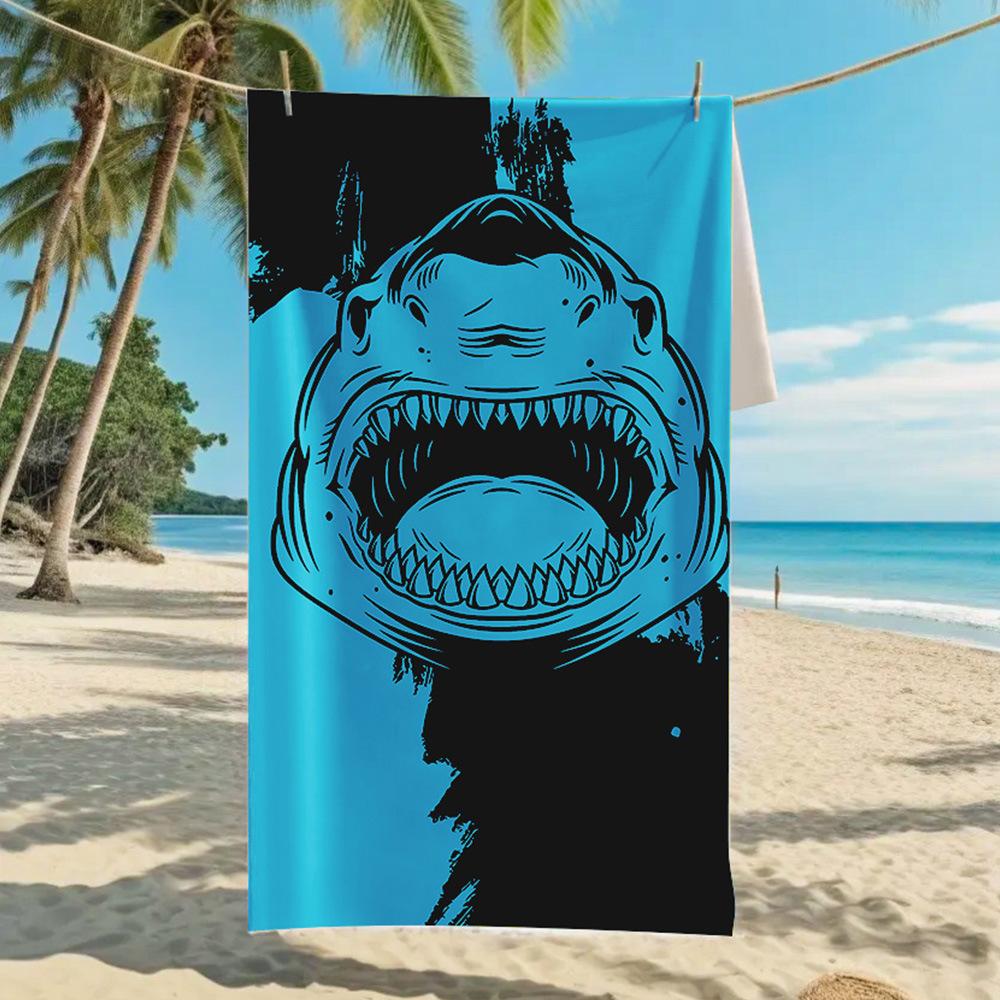 Новое двухстороннее бархатное пляжное полотенце, поддерживающее полотенце для серфинга, спортивное полотенце