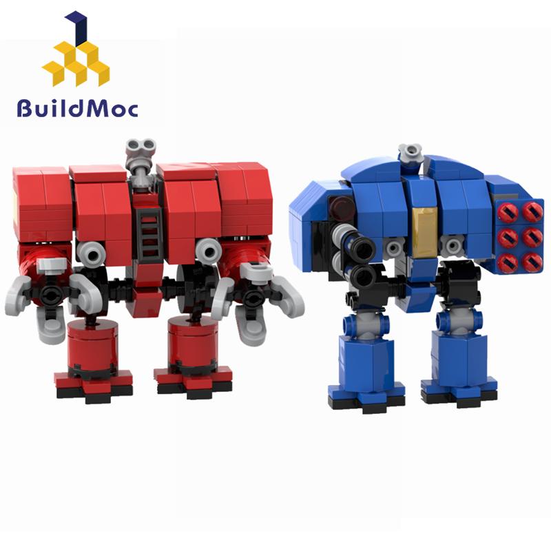 Конструктор Buildmoc Креативный Робот Военный Мех Игра Меха Роботы Молотки Модель Строительные Блоки Игрушки для Детей Мальчиков Подарки на День Рождения