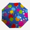 1pc Paint Splatter Pattern Automatic Open/Close Umbrella, Ideal Fan Gift for Birthday, Christmas, Trendy Fashion yy250828094