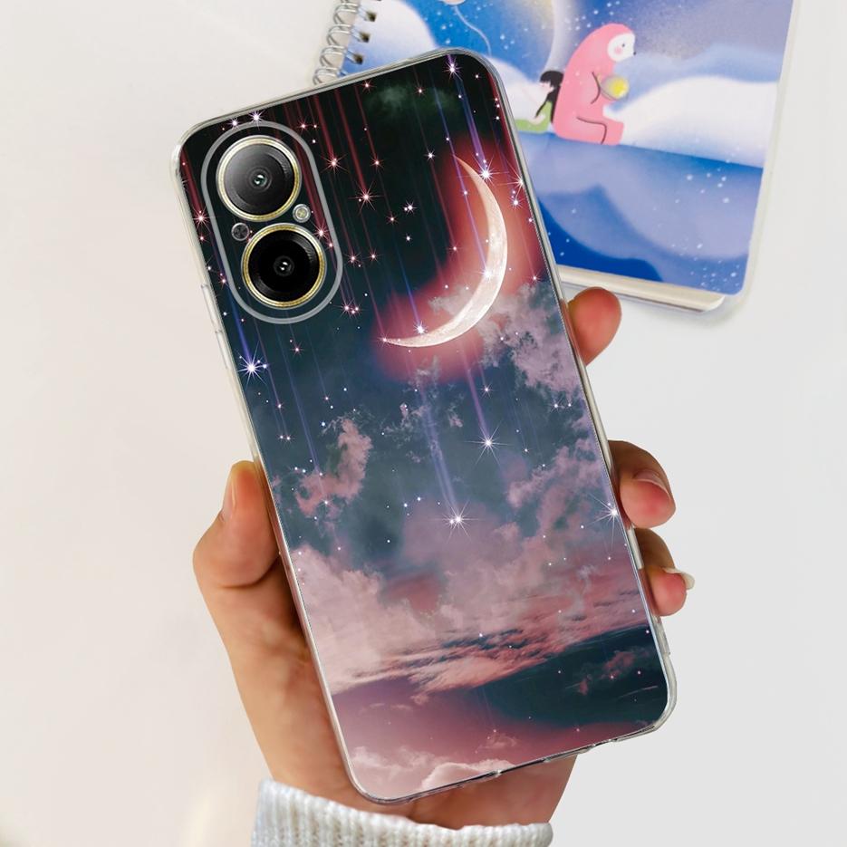 For Realme C67 4G Case RMX3890 New Fashion Painted Cover 6.72'' Soft Silicone Phone Case For Realme C67 C 67 RealmeC67 4G Bumper
