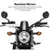 Для Honda CM300 Rebel CM500 CMX500 CMX 500 REBEL Мотоцикл Зеркало заднего вида Велоспорт Прозрачное зеркало заднего вида Регулируемое левое правое зеркало